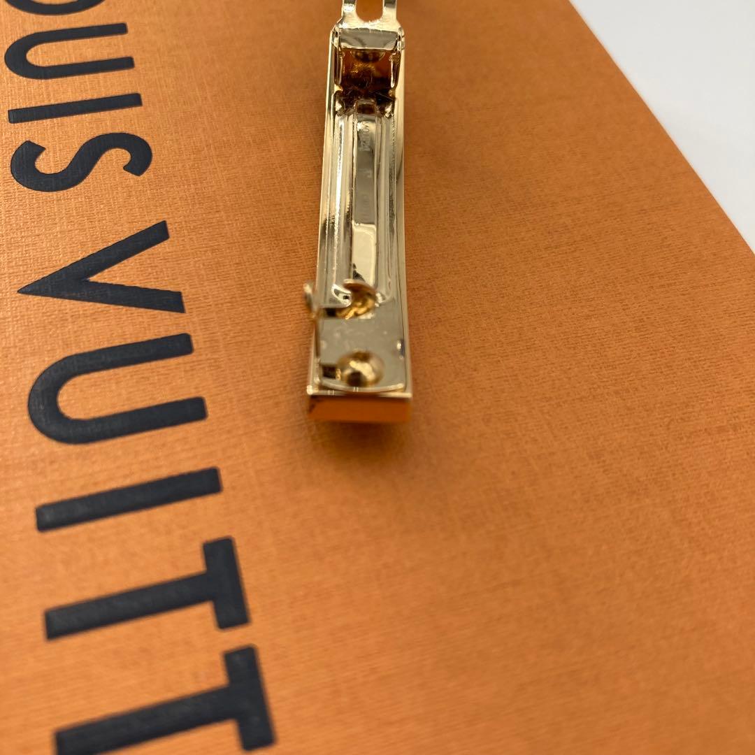 訳あり 極美品 ルイヴィトン バレッタ ナノ モノグラム 髪留め 現行品 完売