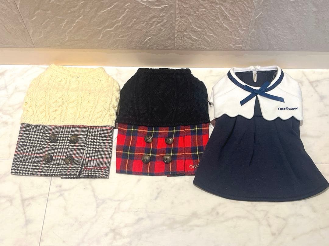 新品 One Octave 犬服 秋冬服 3枚セット
