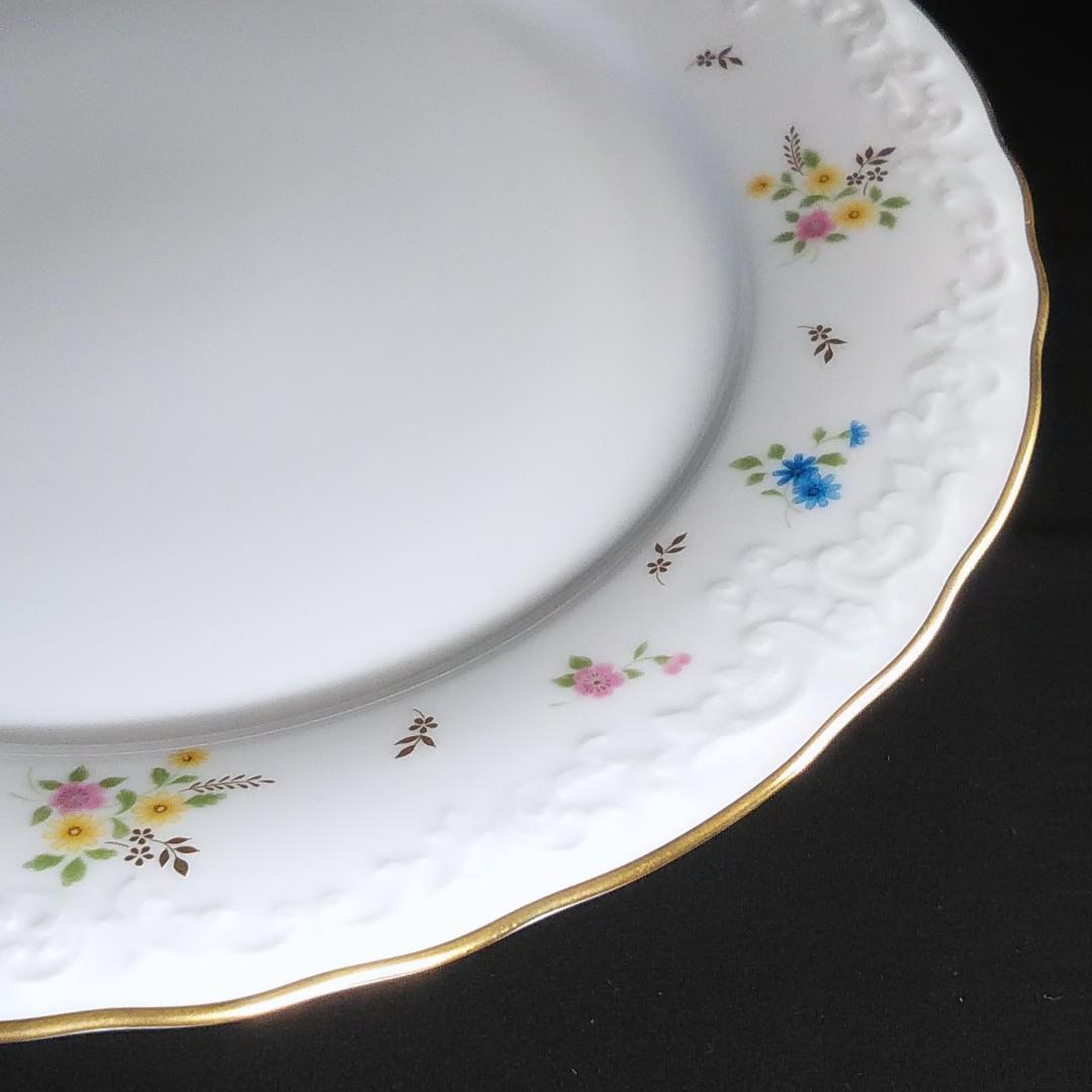 ノリタケ 花柄ディナー皿 11枚