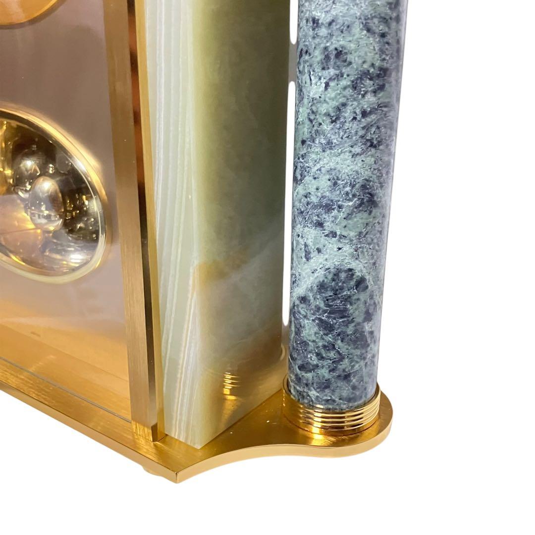 希少✨CITIZEN シチズン 大理石 高級 置き時計 4RG490 オニックス