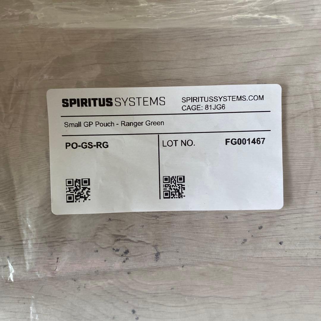 Spiritus Systems　スモール GPポーチ　RG