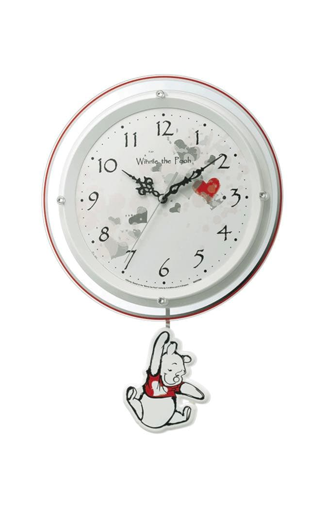 【新品未使用】振り子時計　くまのプーさん