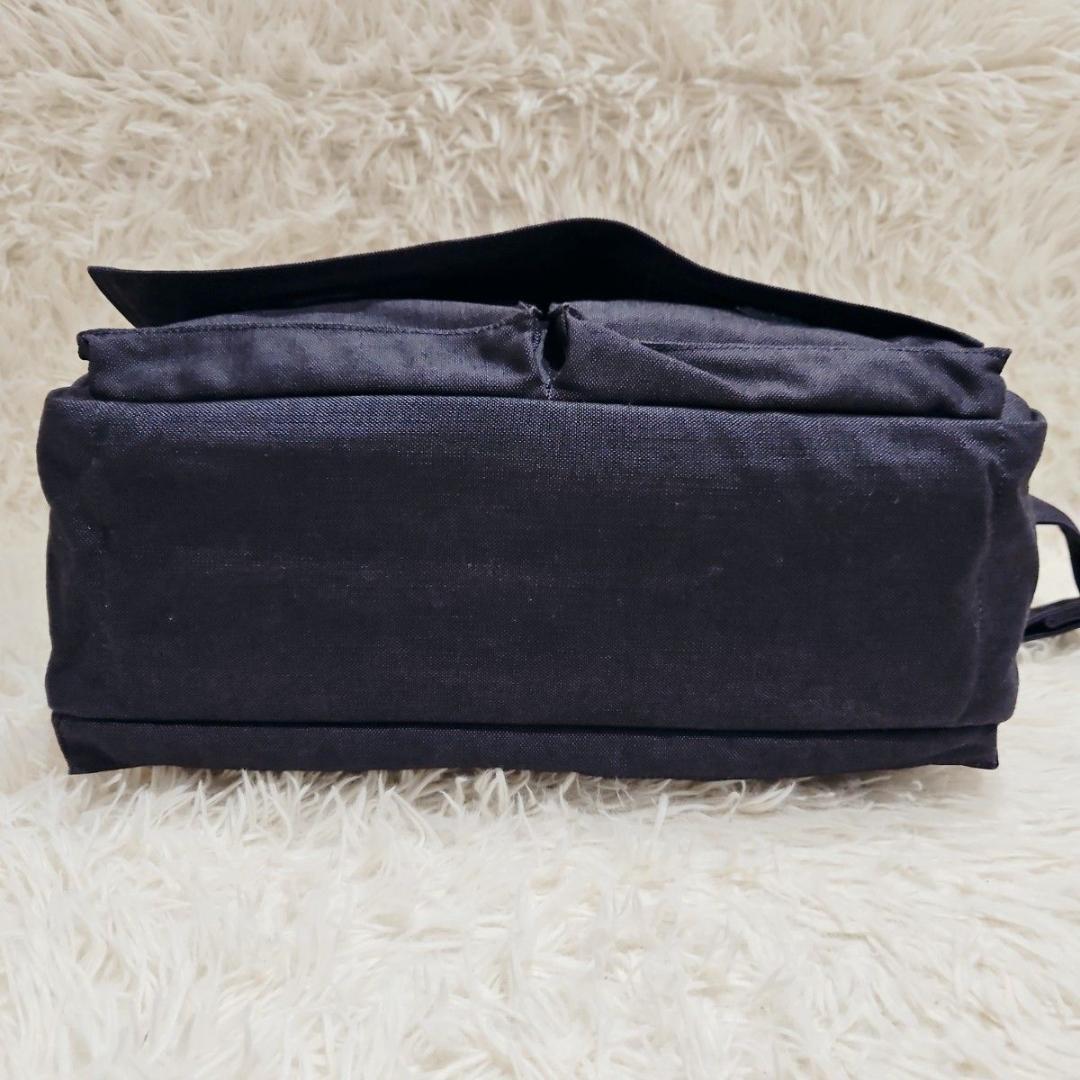 未使用級 ポータースモーキー ショルダーバッグ メッセンジャーバッグ ネイビー