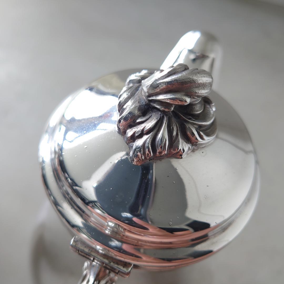 美品 クリストフル マルリー コーヒー ティー シュガー ミルク ポット 4点