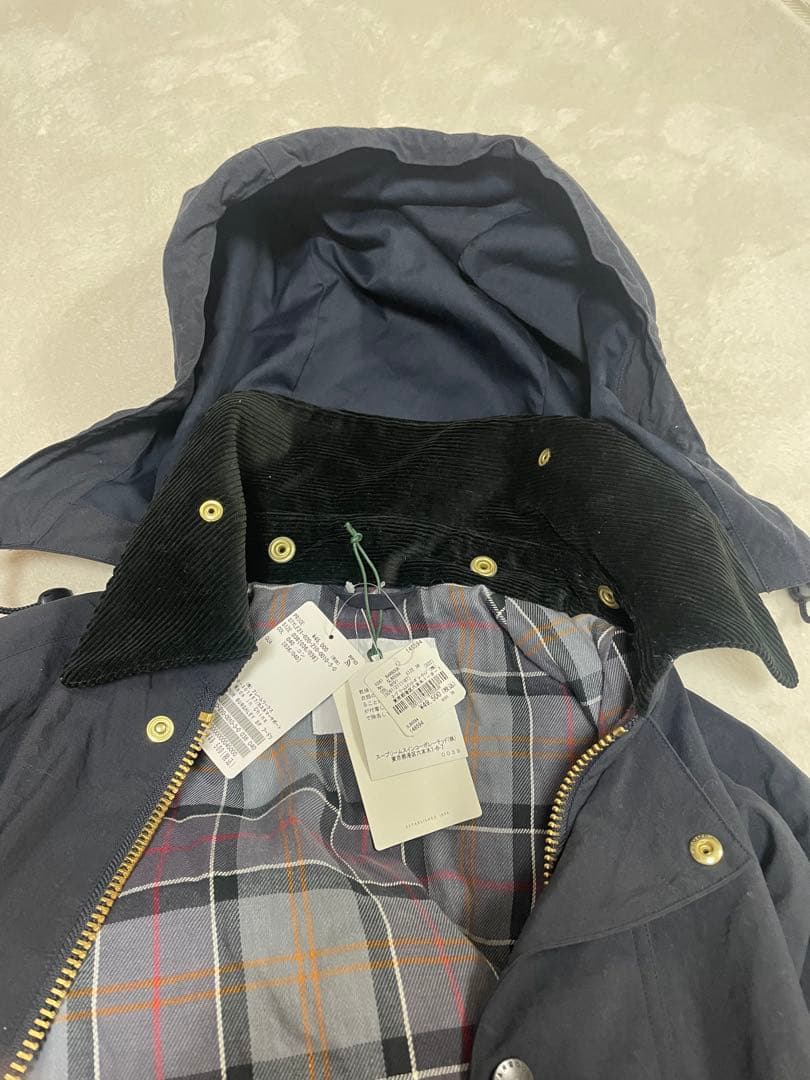 新品未使用Barbour スピック&スパン別注BURGHLEY フード付2way