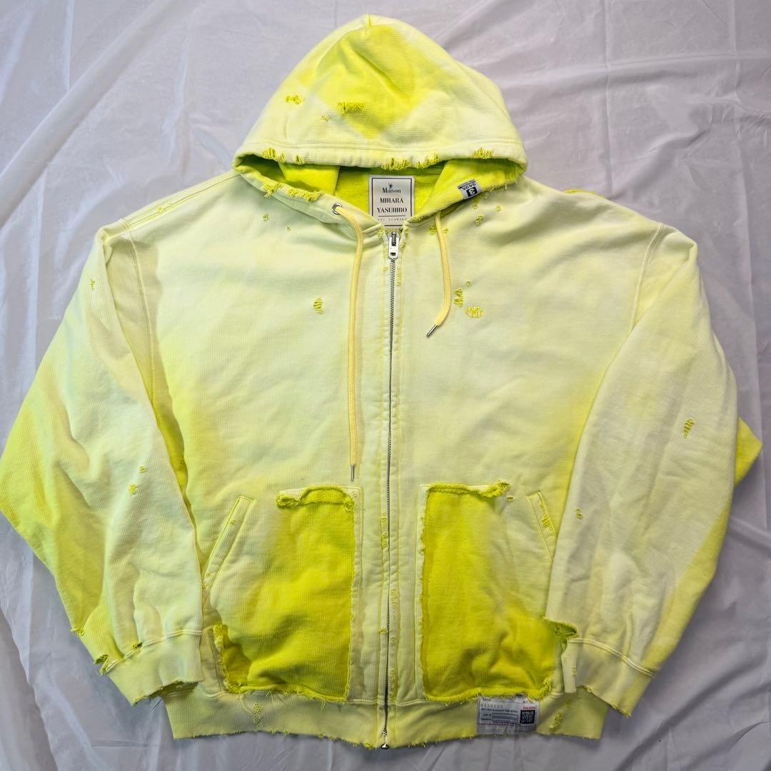 MIHARA YASUHIRO 24aw SUN FADED ジップパーカー