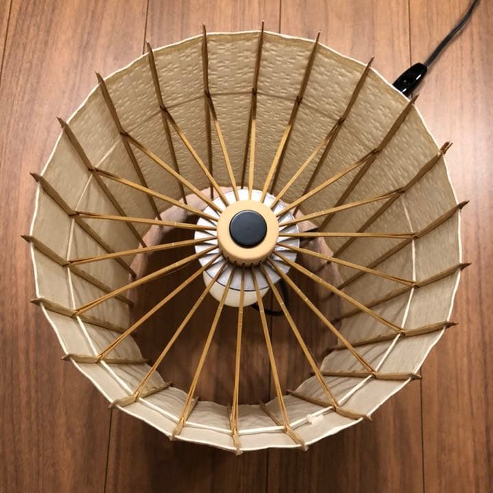 【格安】京都日吉屋 京和傘スタンドランプ 白 小梅柄(特注)