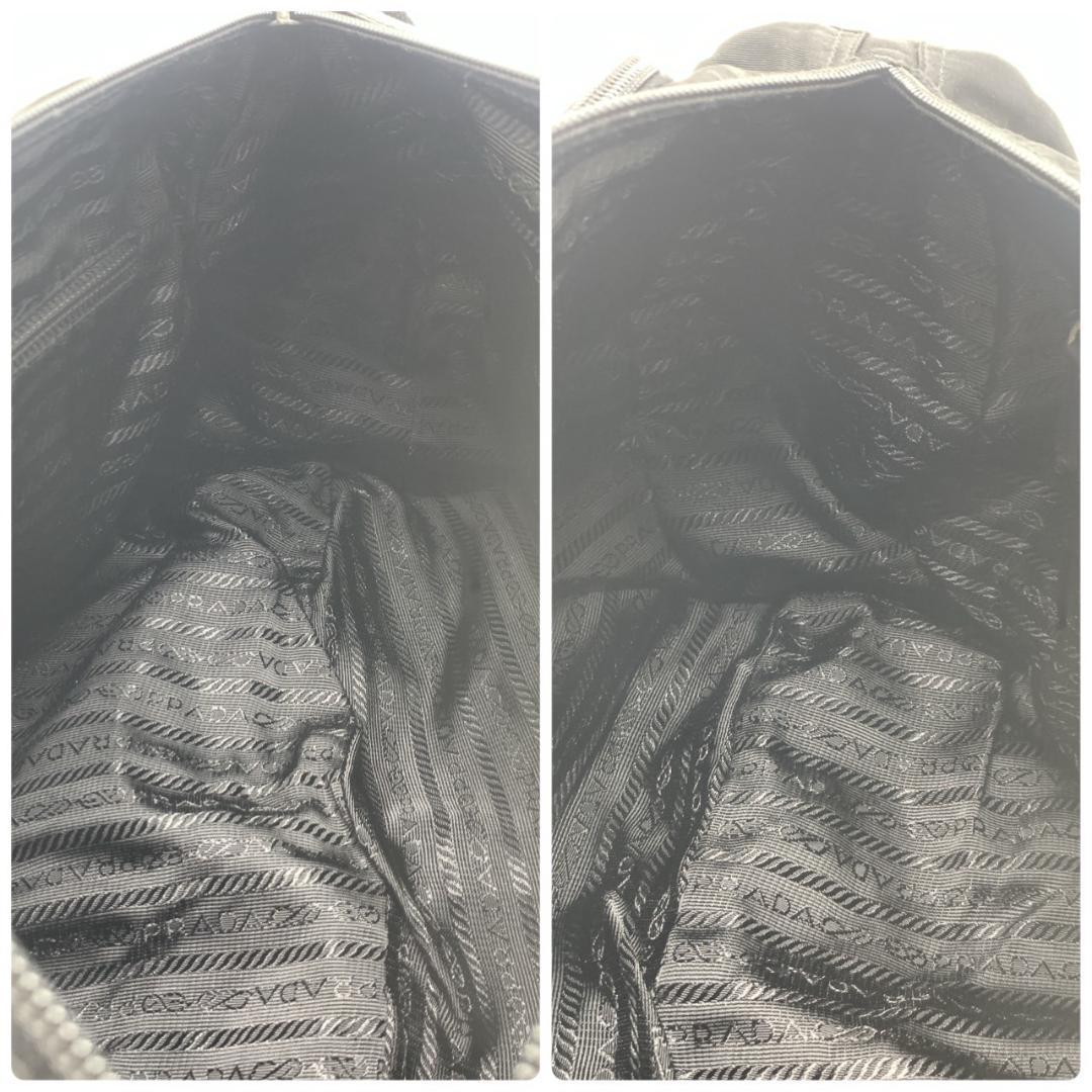 プラダ テスートナイロン レザー メッセンジャー ショルダーバッグ A4収納可能