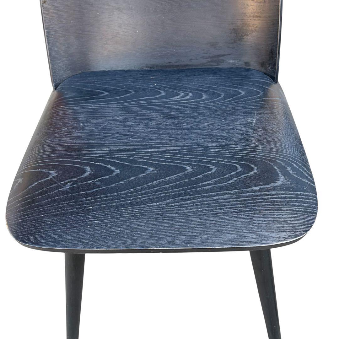 美品 muuto ムート Nerd Chair ナードチェア オーク 2脚 黒②