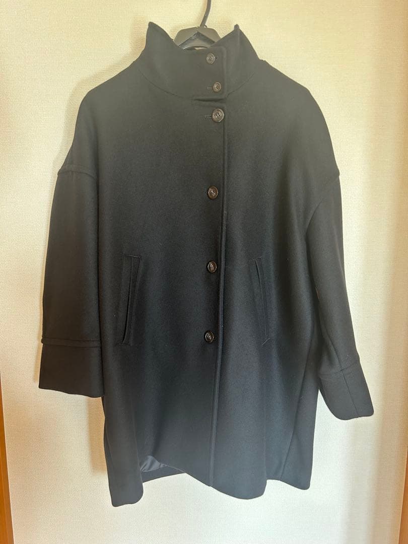 メルトンスタンドポンチョコート38　FRAMeWORK