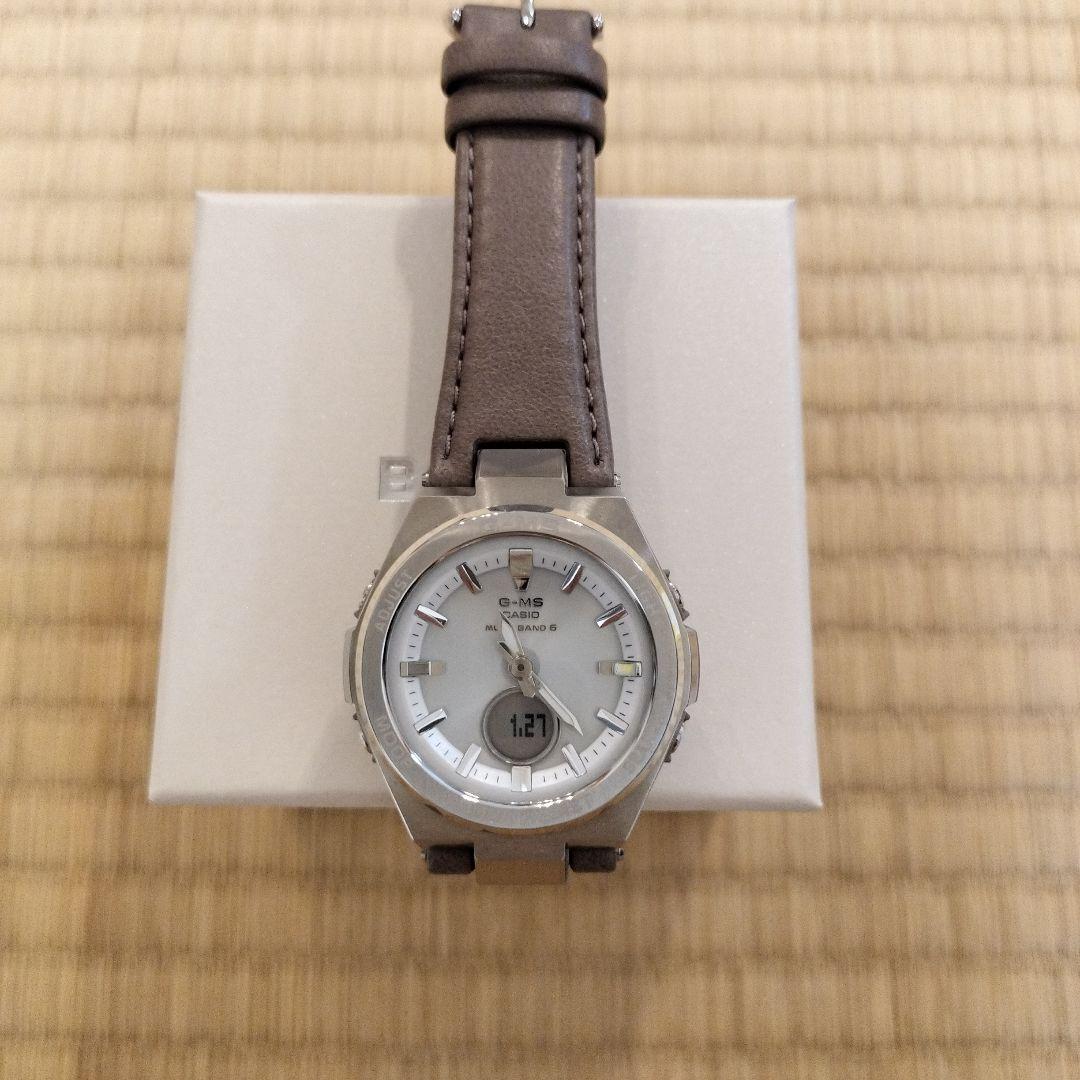 G-SHOCK G-MS ホワイト/シルバー 腕時計