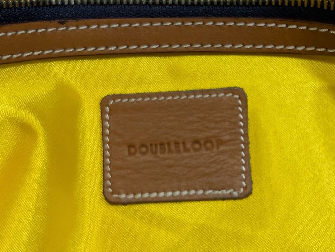 DOUBLELOOP 帆布トートバッグ　型崩れが少ない綺麗な品物です。
