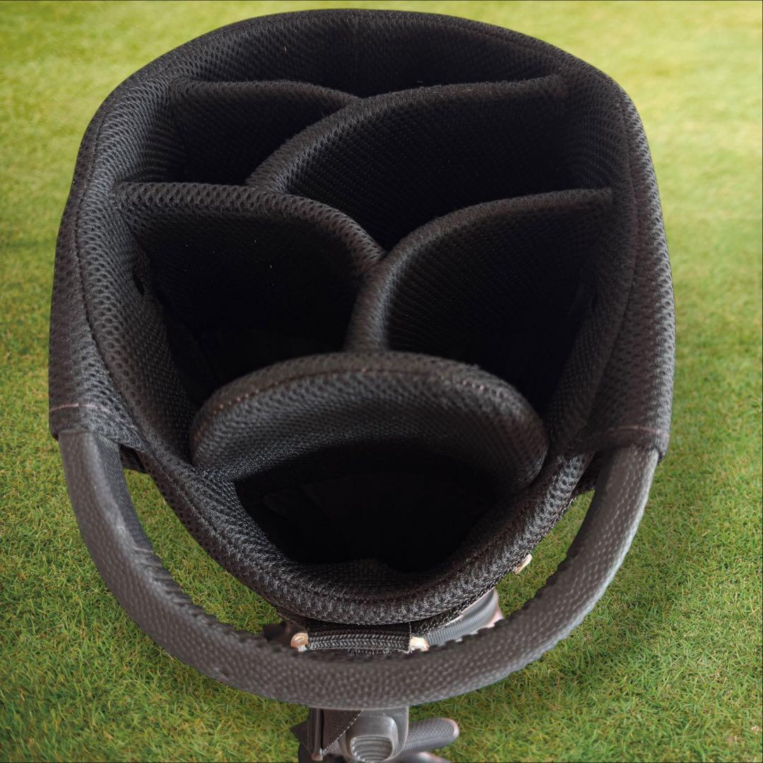 パーリーゲイツ　キャディバッグ　迷彩　カモ柄　ショルダー式　スタンド式　軽量