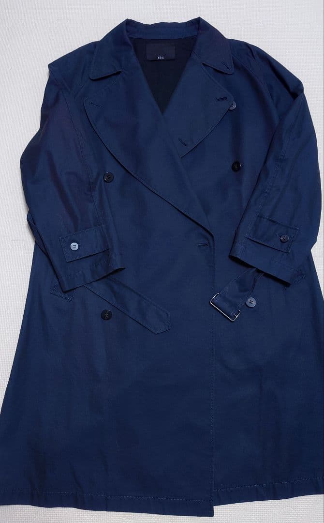 大幅値下げ　干場氏愛用　ES:Sトレンチコート　NAVY　size2