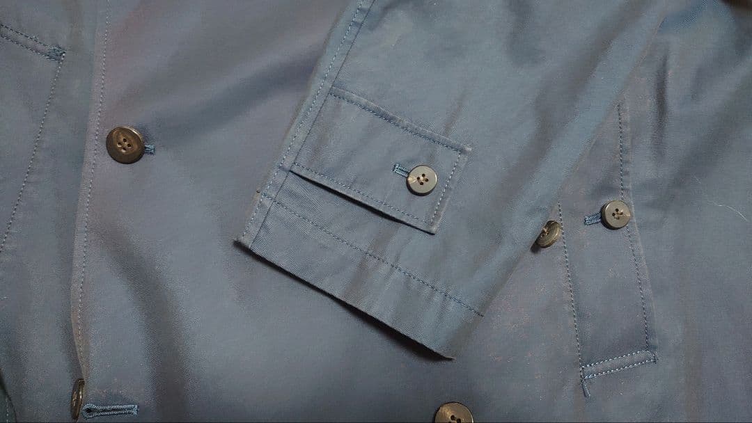 大幅値下げ　干場氏愛用　ES:Sトレンチコート　NAVY　size2
