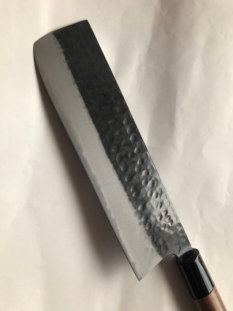 菜切り包丁　藤下新次氏作　白ニ鋼　180mm 新品未使用