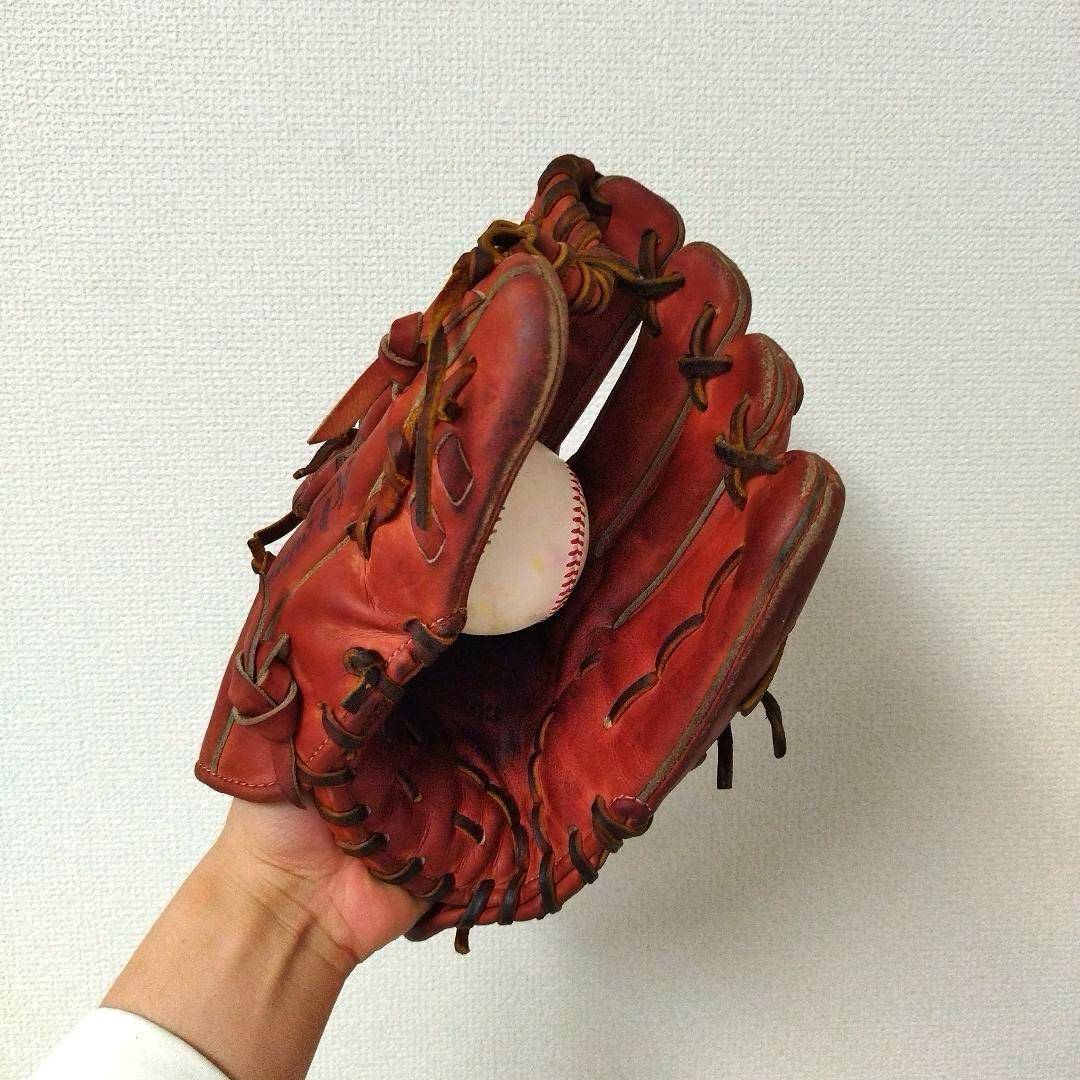 114 ミズノプロ 井端和弘モデル キップレザー 硬式 内野手用グローブ