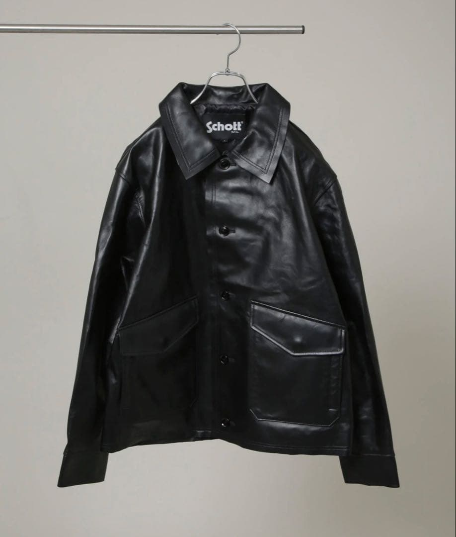 s*ｔ様 新品 未使用 ショット Schott 別注 レザージャケット 羊革 A