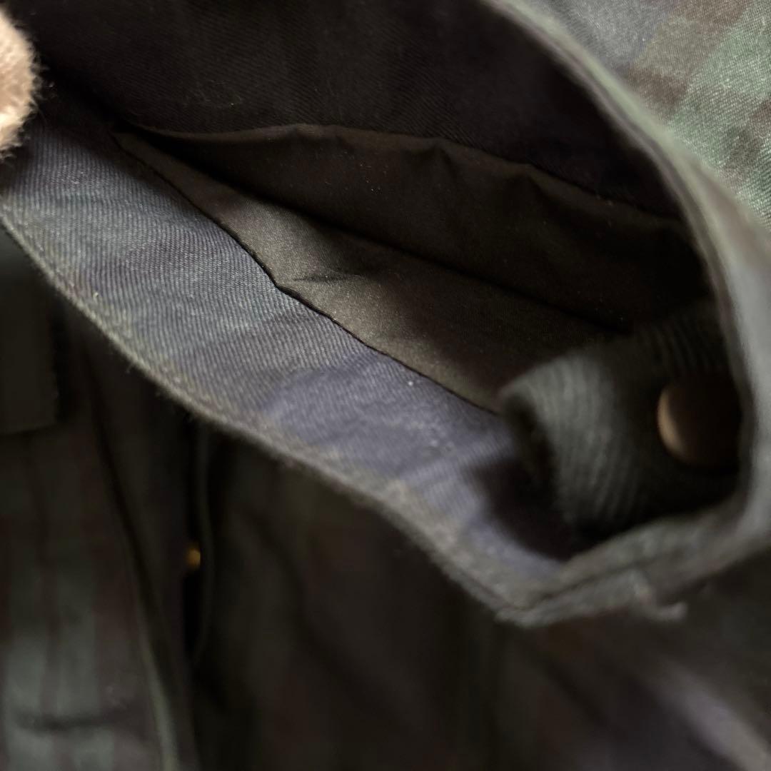 ビームスボーイ別注　Barbour ロングコート　ブラックウォッチ