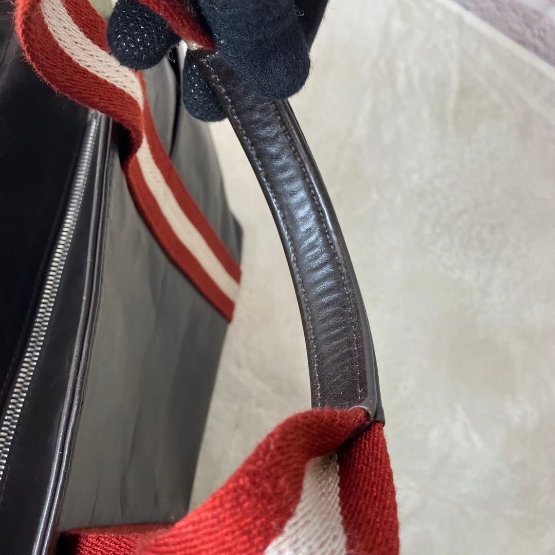 バリー✨トレインスポッティング A4 サイドポケット トートバッグ 本革 レザー