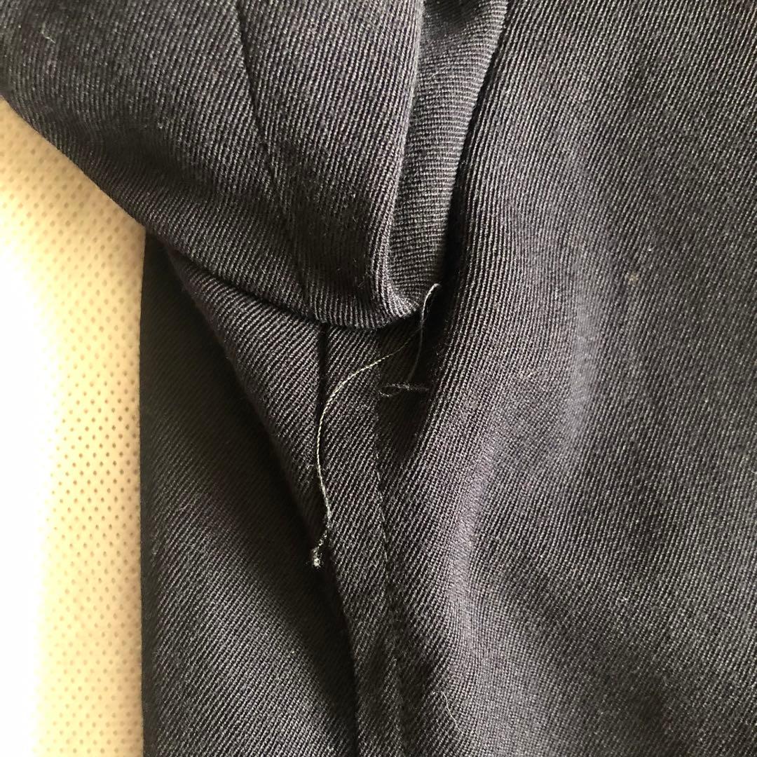 70s イギリス軍 ウールギャバジン レインコート ネイビー 古着 ヴィンテージ