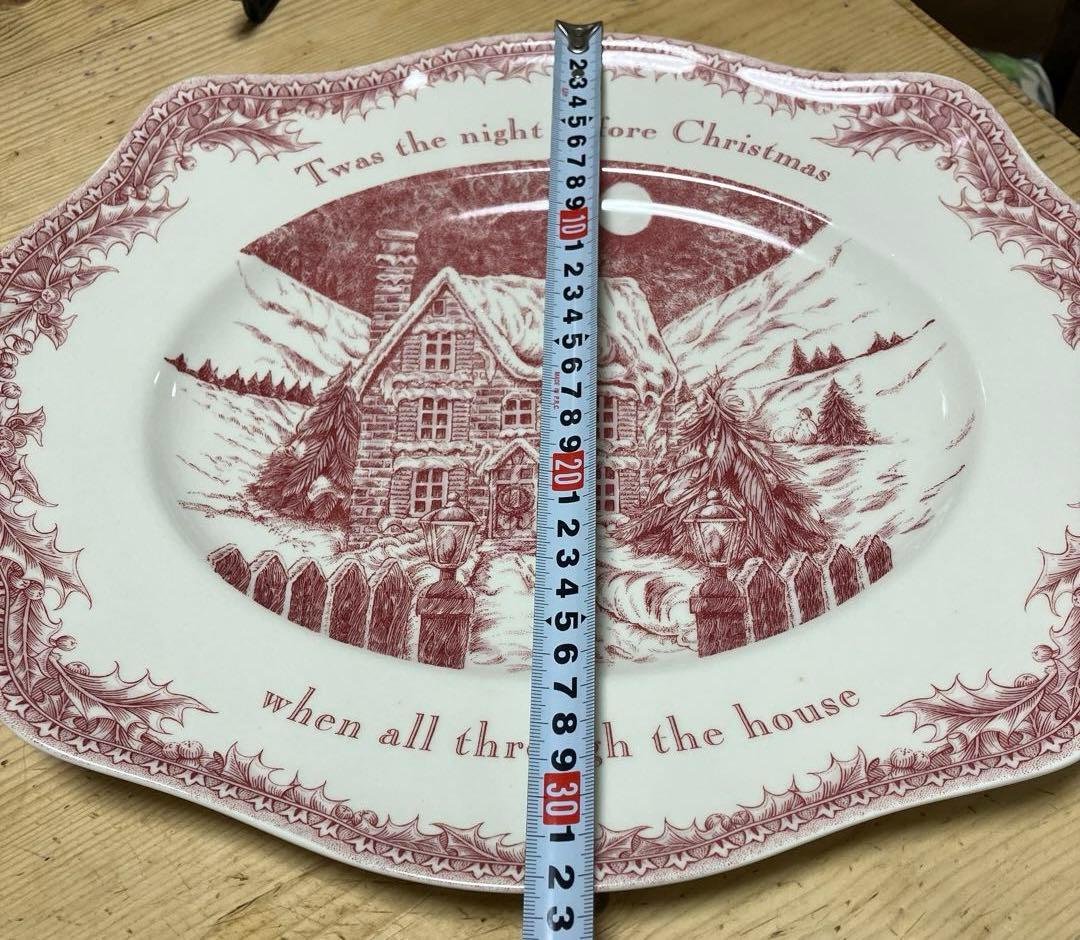 ジョンソン・ブラザーズ　ノーブルエクセレンス　ピンク大型オーバルプレート