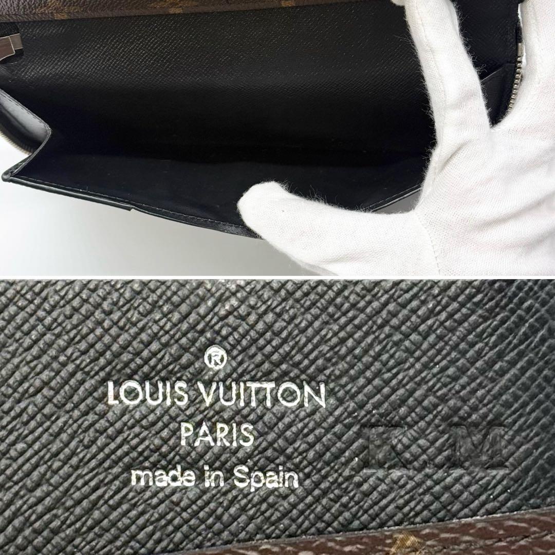 極美品 ルイヴィトン モノグラム マカサー ジッピーウォレット ヴェルティカル