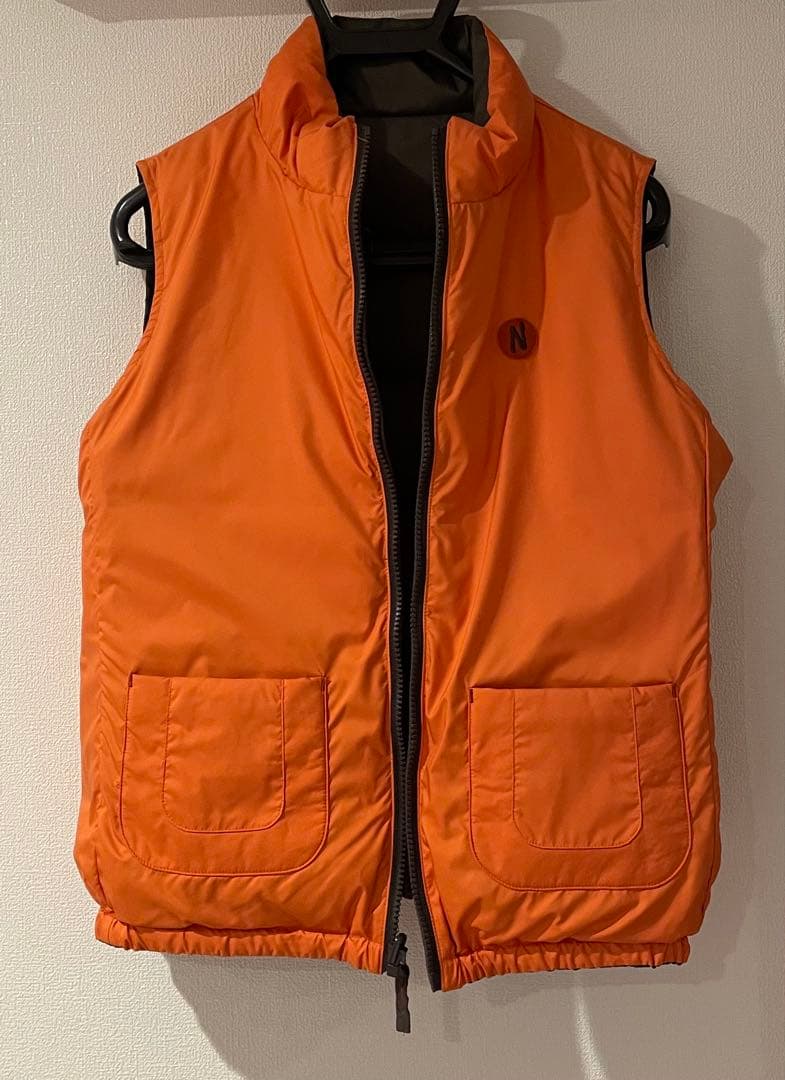 ダウンベスト ブラウン