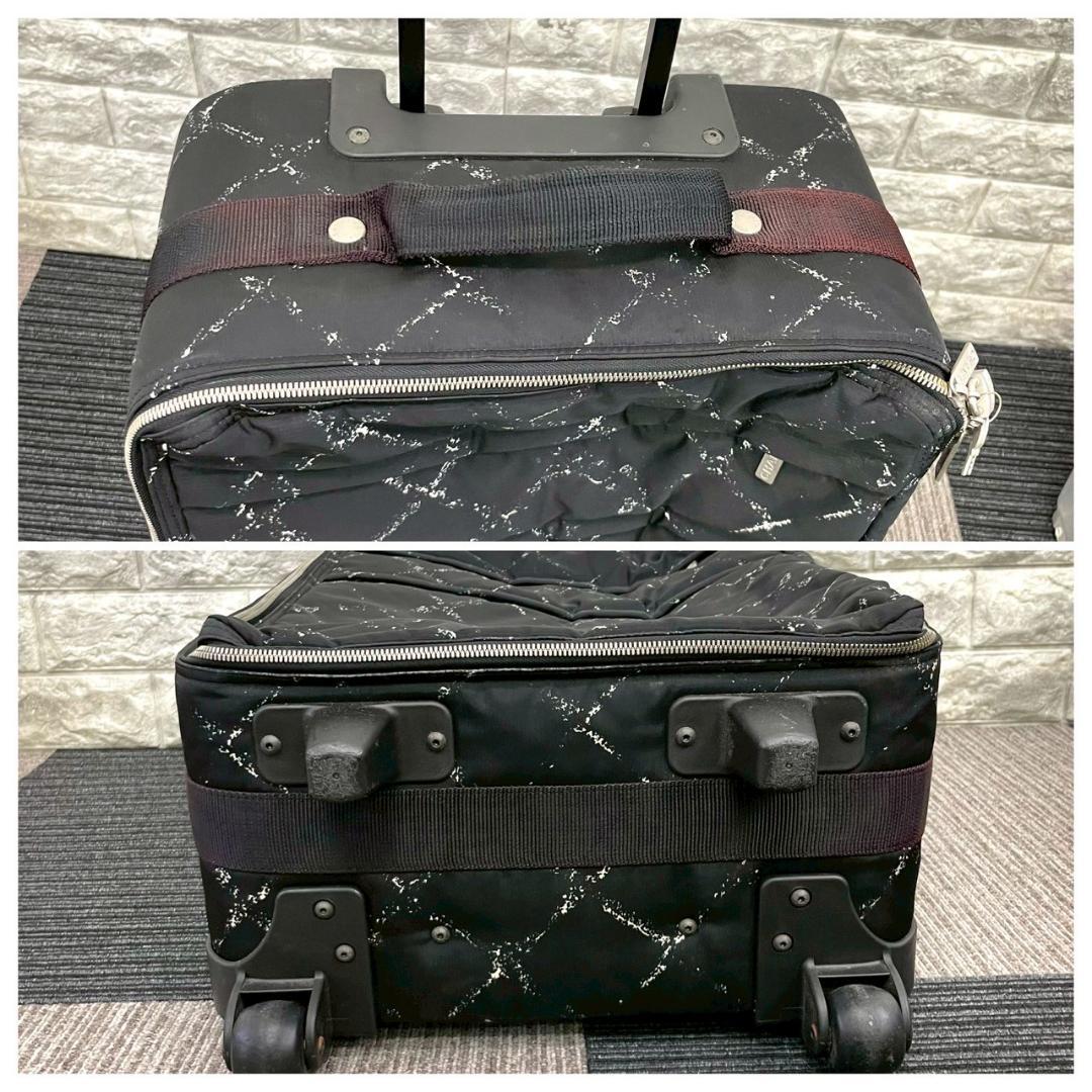 CHANEL　シャネル　旧トラベルライン　キャリーケース　２輪　ブラック