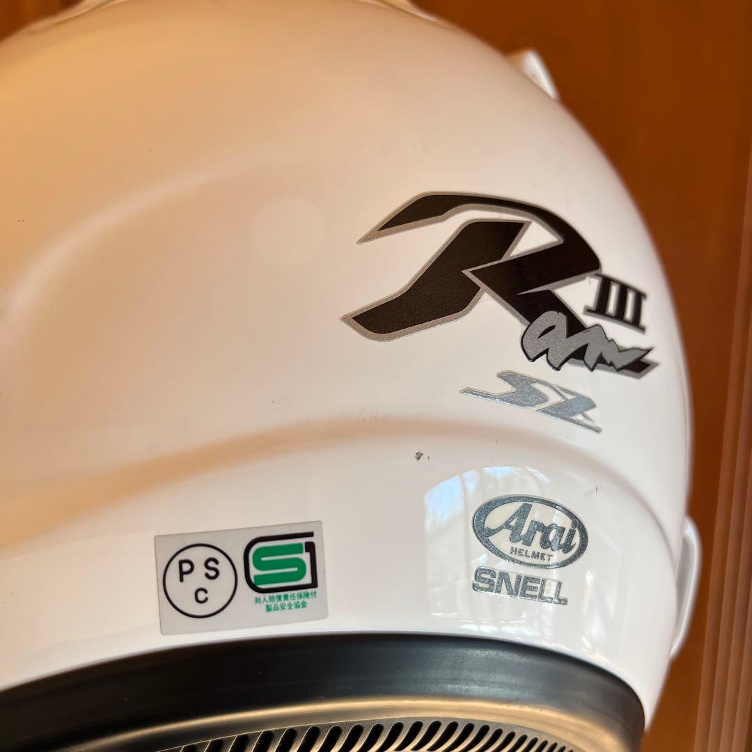 ★Arai ジェットヘルメット RAM3 sz サイズ57/58㎝ ホワイト