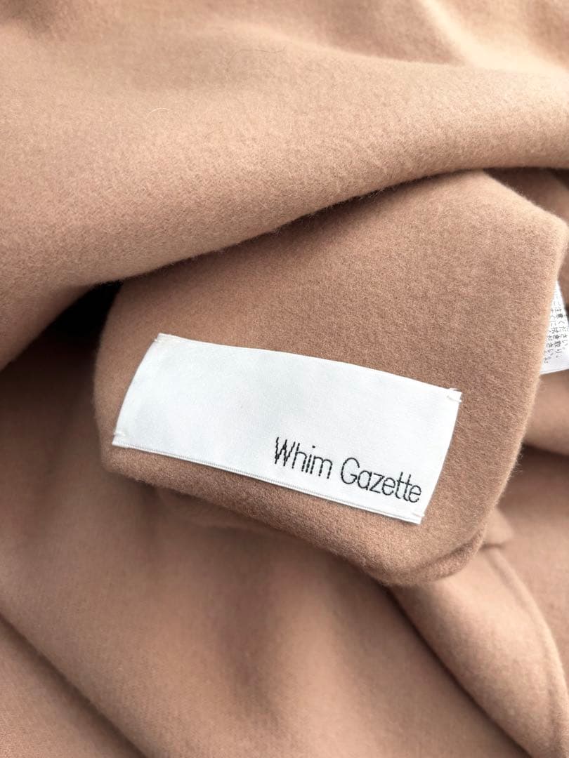 2025AW★ウィムガゼット リバーケープ キャメル　マフラー ストール