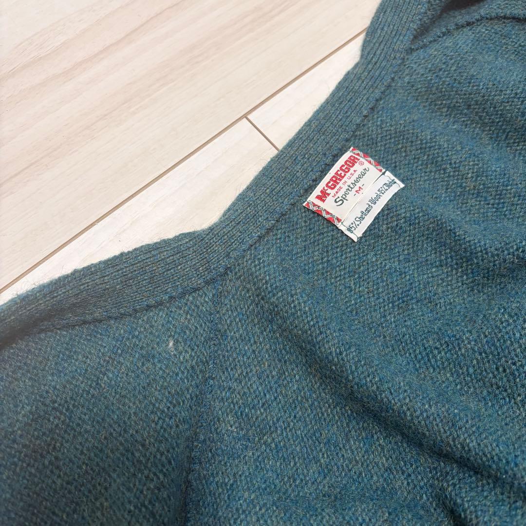60s-70s McGREGOR モヘアカーディガン 古着 USA