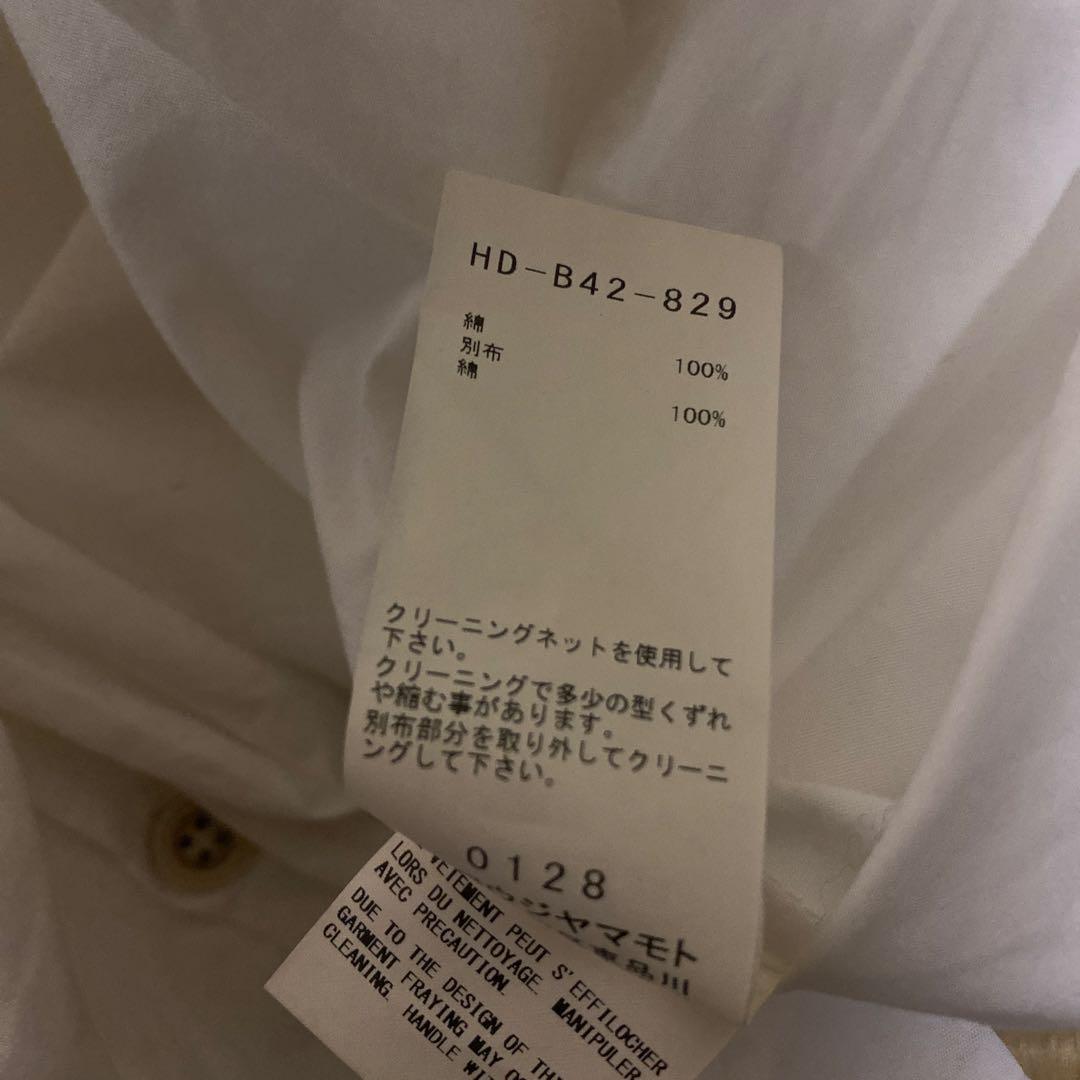 2021AW ヨウジヤマモト LOOK着用 パッチワークシャツ