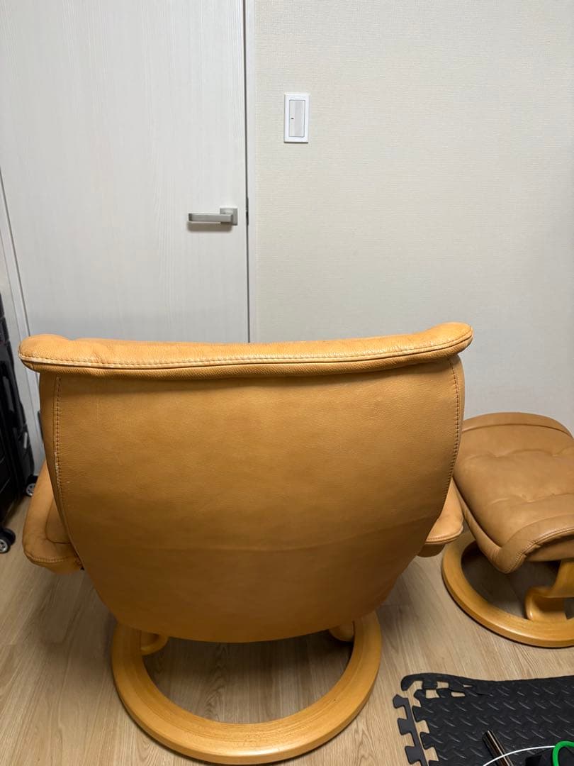 希少廃盤 Lサイズ 最高級ロイヤル エコーネス ストレスレスチェア①