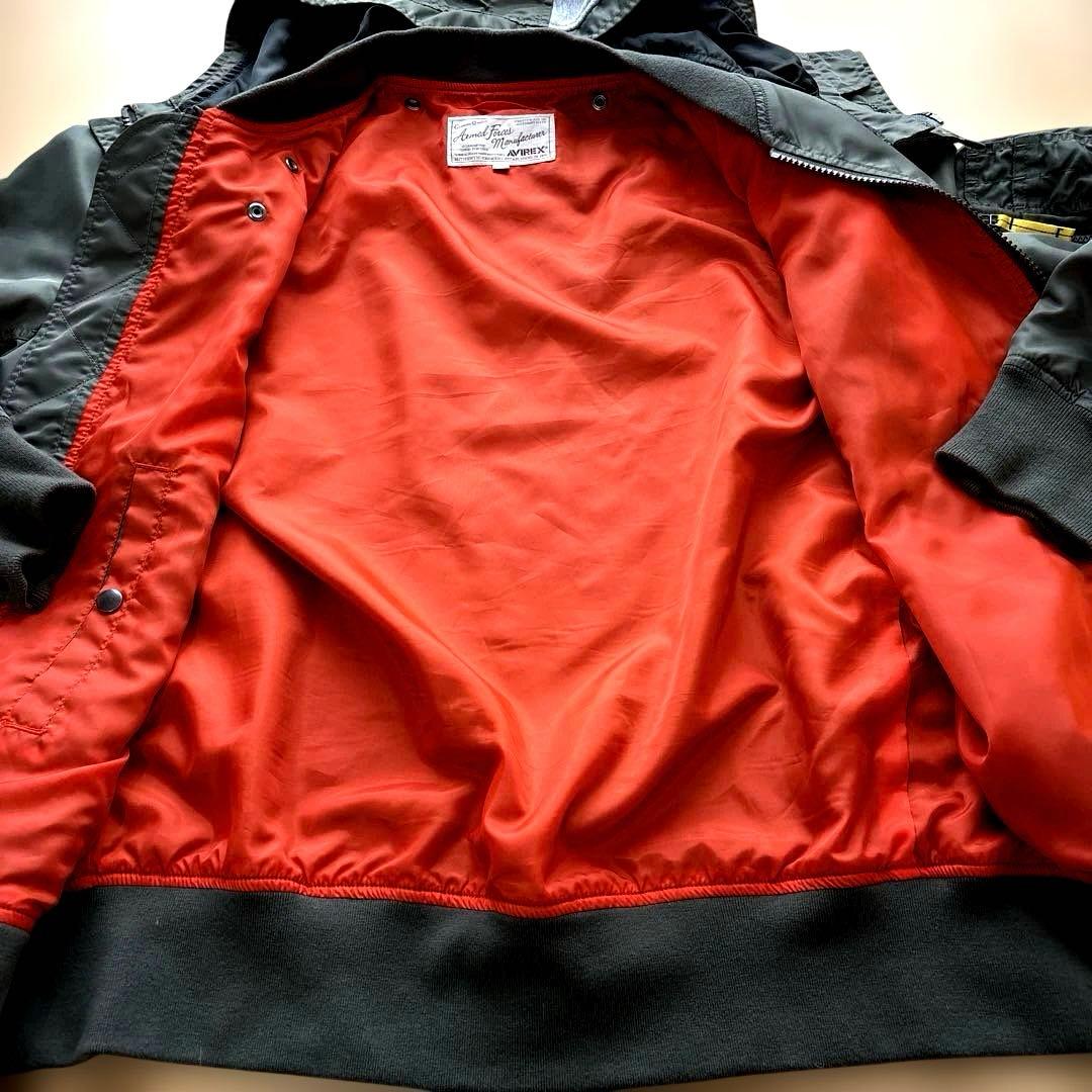 AVIREX LIGHT MA-1 REMODEL TACTICS 2XL 美品