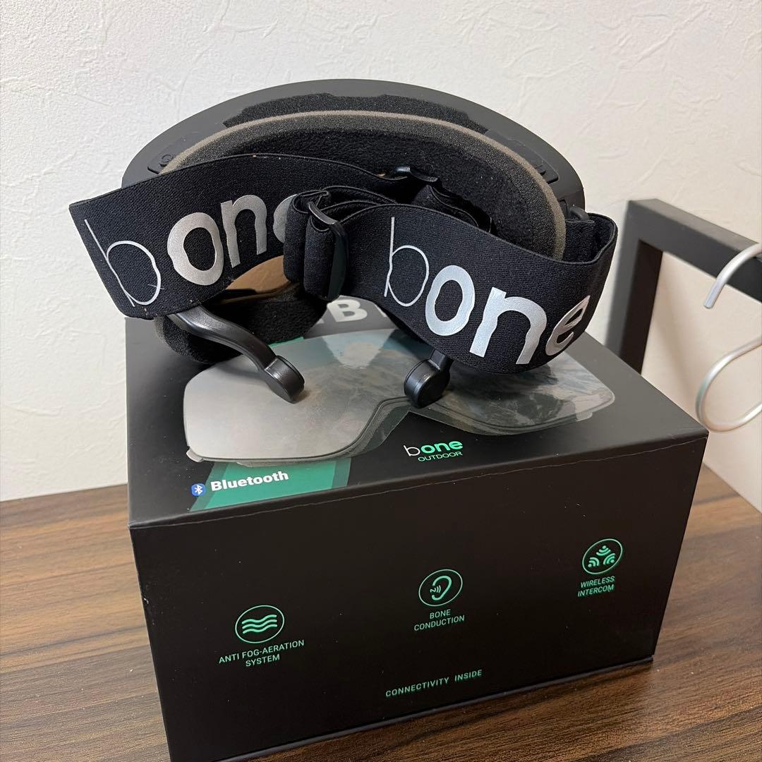 ICEBRKR Bluetooth スノーボードゴーグル　bone