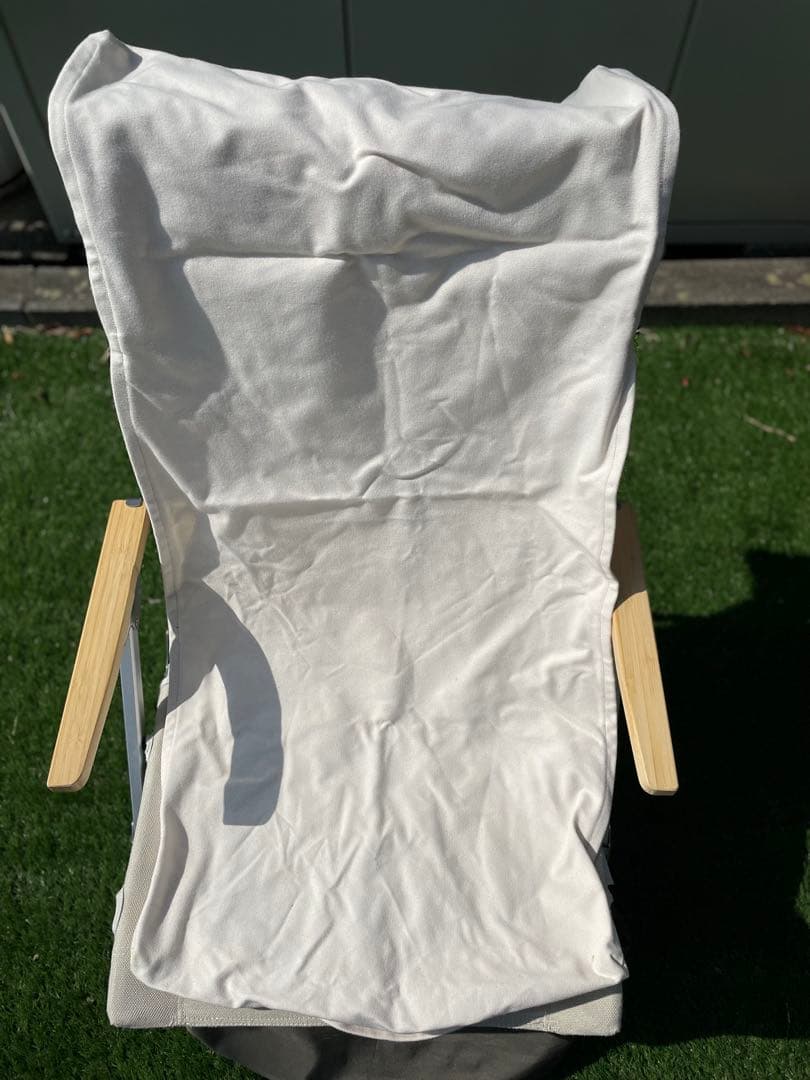 スノーピーク peak ローチェア30 アイボリー社外帆布交換シート付