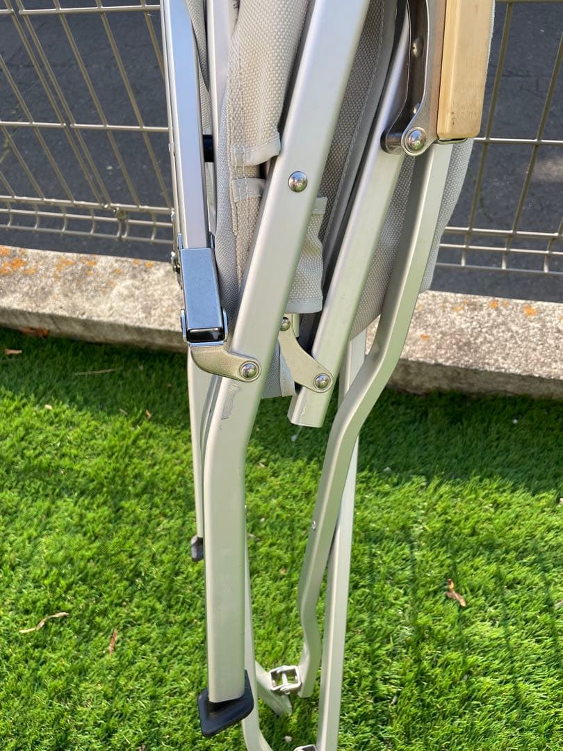 スノーピーク peak ローチェア30 アイボリー社外帆布交換シート付