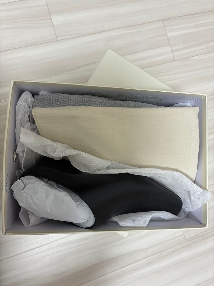 靴 Squaretoe Leather Sabot 12521020