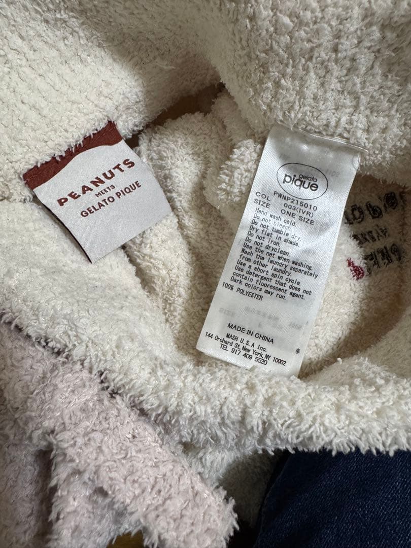 25日までの金額！ジェラートピケ PEANUTS ルームウェア上下・シューズ