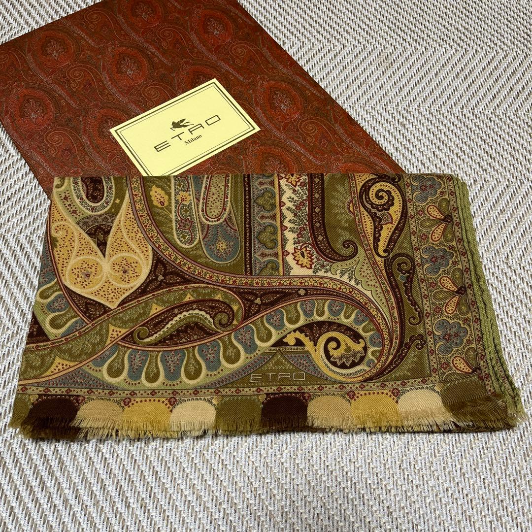 ETRO ペイズリー柄ストール エトロ