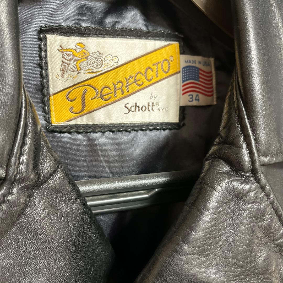 Schott ショット　ライダース　ダブル　レザージャケット