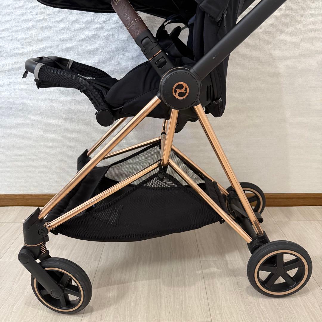 極美品 Cybex ミオス JP3 ローズゴールド ワンプルハーネス ベビーカー