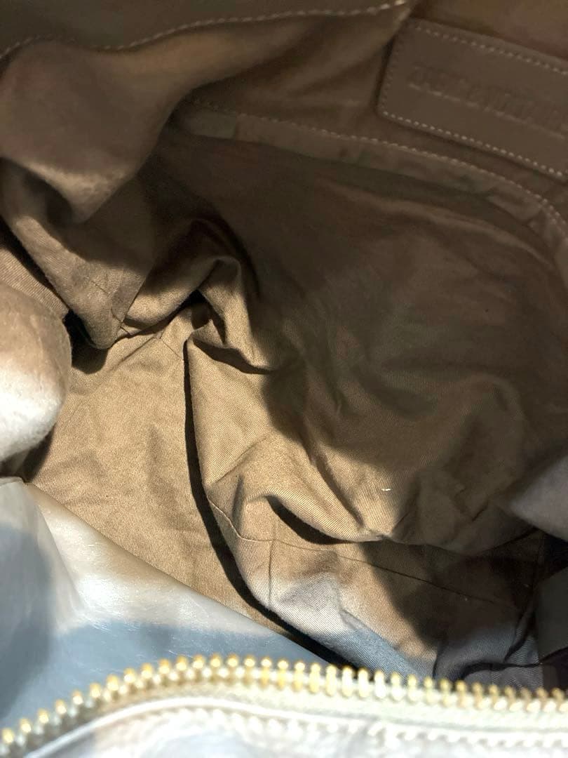 【美品】ZADIG&VOLTAIRE レザー　ボストンバッグ　2way グレー