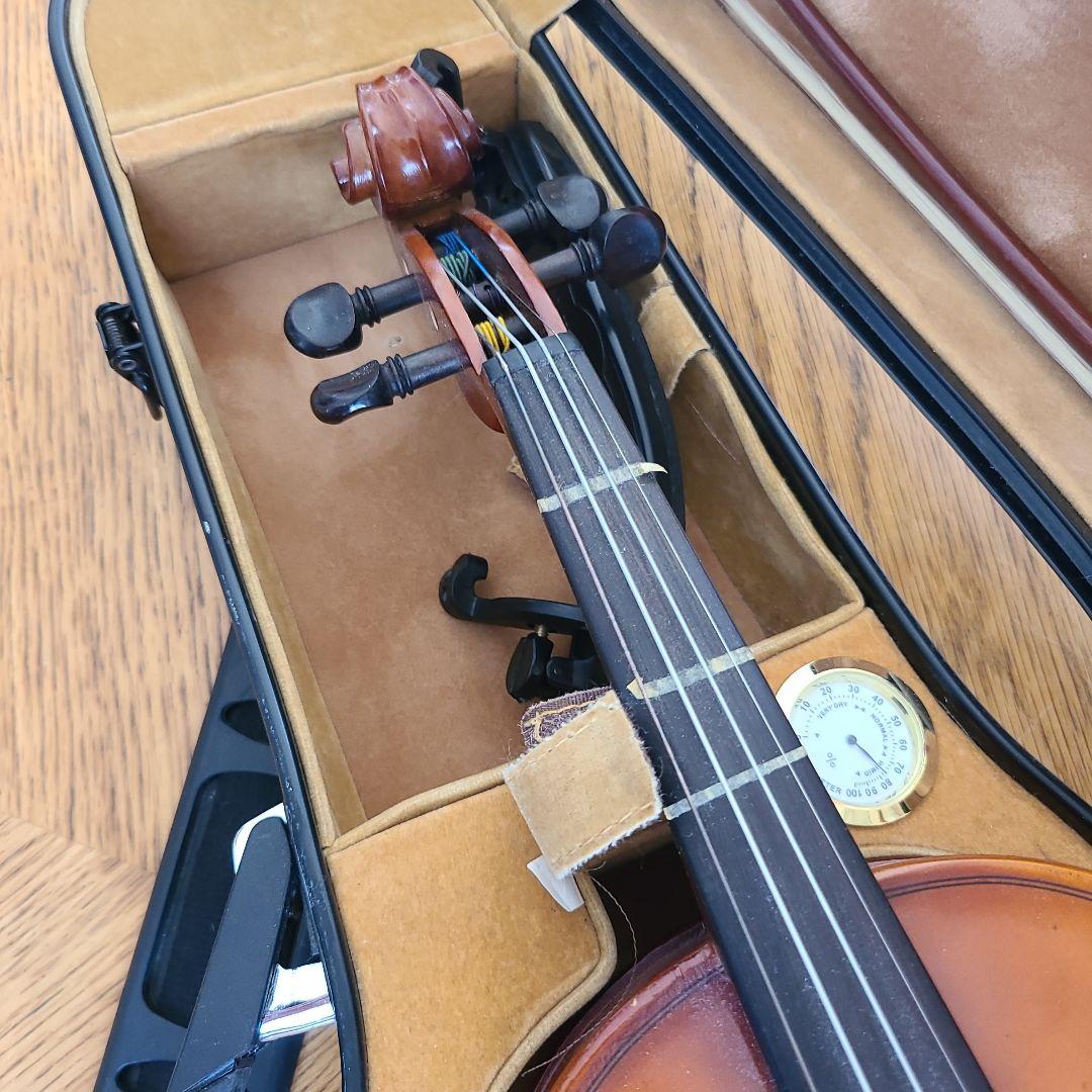 1/2 バイオリンケース シルバー ハードケース