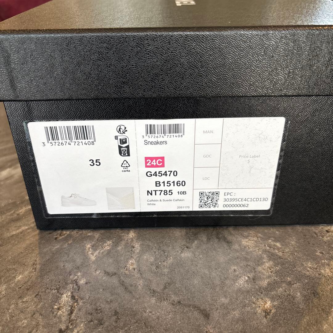 美品☆CHANEL24Cクルーズホワイトスニーカーサイズ35