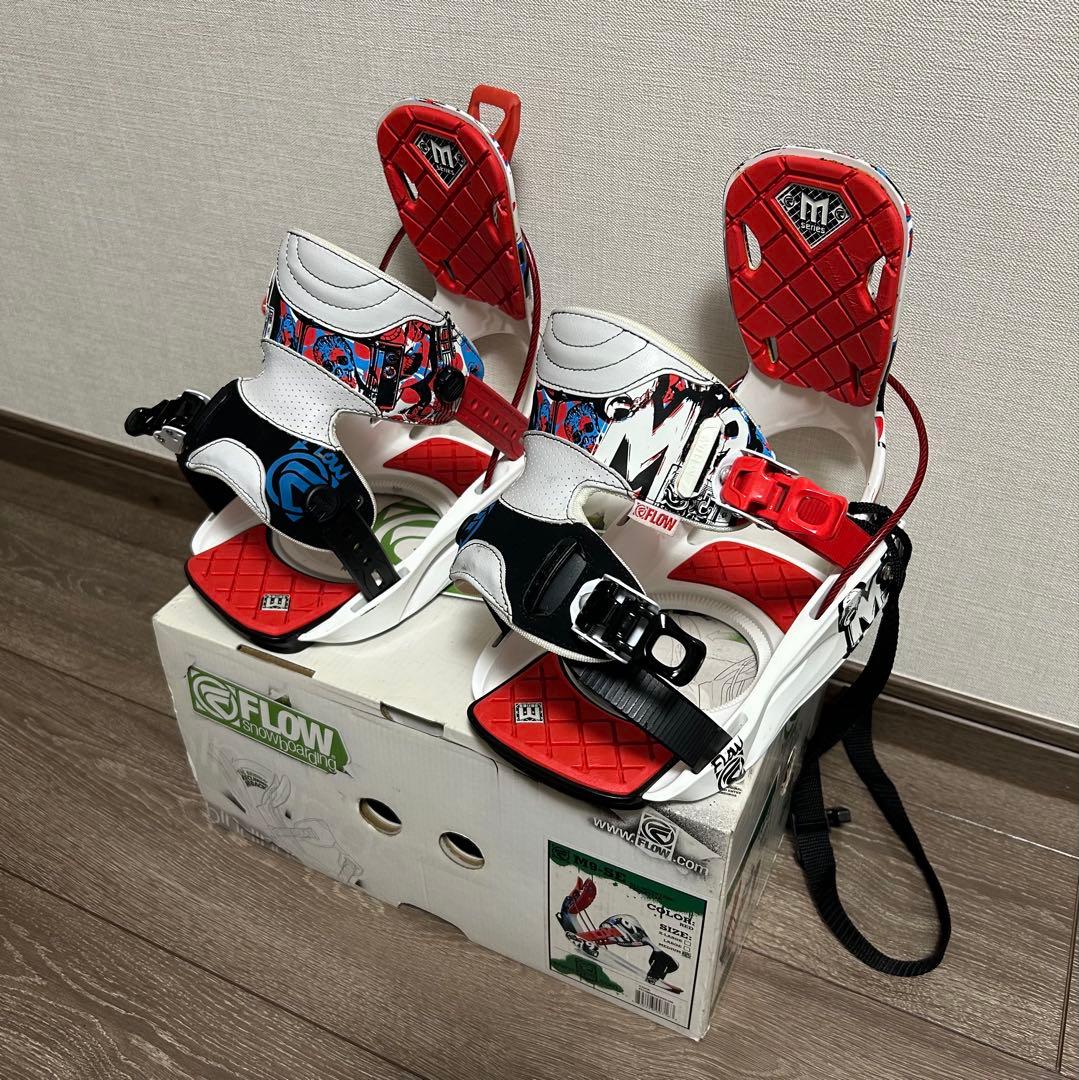 FLOW M9-SE スノーボード ビンディング M レッド
