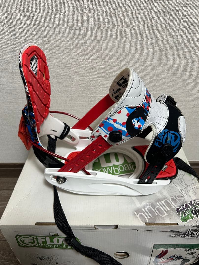 FLOW M9-SE スノーボード ビンディング M レッド