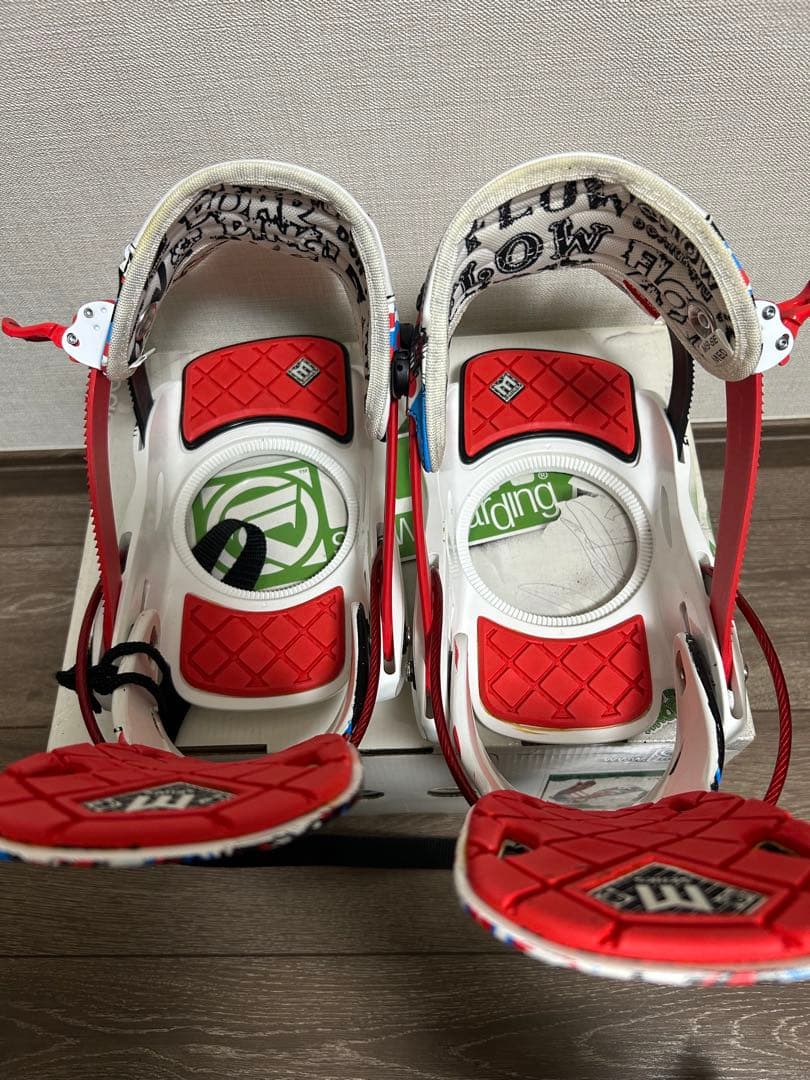 FLOW M9-SE スノーボード ビンディング M レッド