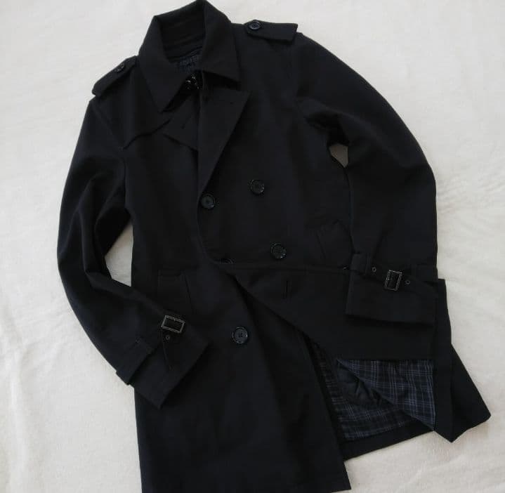 【極美品 L】バーバリーブラックレーベル 中綿入ライナー付トレンチコート